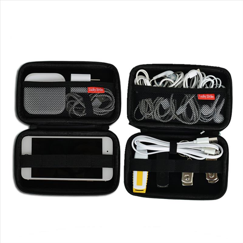 EVA travel carrying case for cellphone, power bank, earphone, USB cable etc